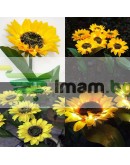 Градинска LED лампа със соларен панел Слънчоглед